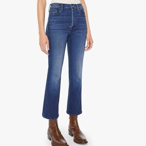MOTHER Straight Leg Blue Jeans